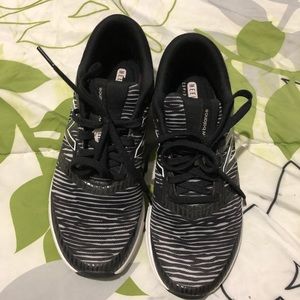 Black and white new balances